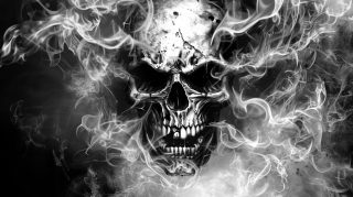 Download Free HD Wallpaper of Evil Skull Design