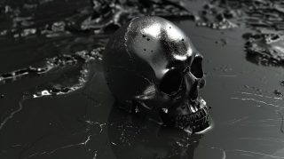 HD Pics: Sinister Evil Skull Background for Free