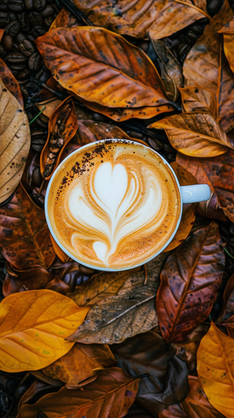 HD Mobile Wallpaper: Autumn Coffee Vibes