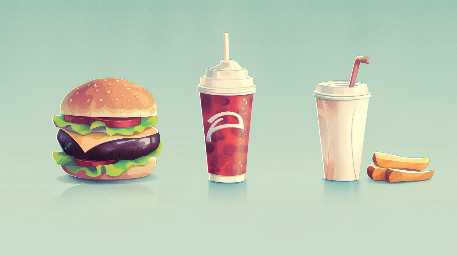 Fast Food Cartoon Wallpaper: HD Pics Download Available