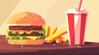 Vibrant Fast Food Cartoon Stock Photos for Your PC