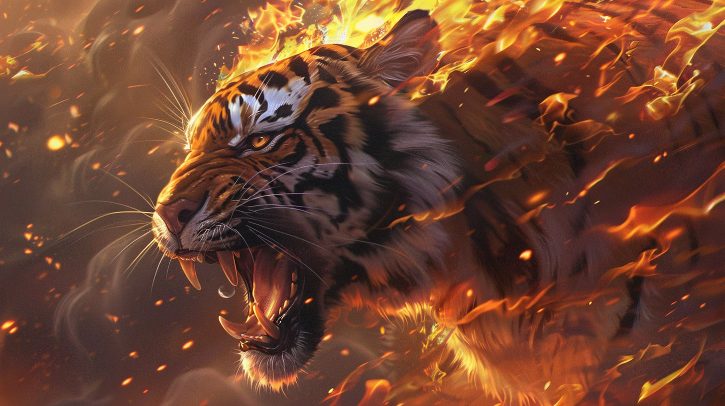 Fire Tiger Desktop Wallpapers: HD Quality for Every PC