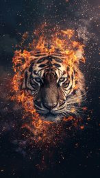 Explore Fire Tiger Photos for Your Mobile Background