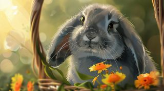 8K Free Desktop Wallpaper Featuring Cute Bunnies