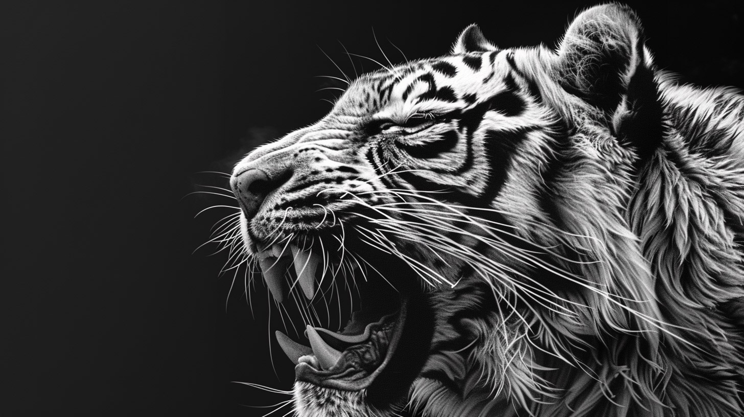 AI Wallpaper Collection: Beautiful White Tiger Pictures