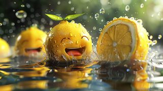 Funny Lemon AI Wallpaper: Unique Desktop Backgrounds