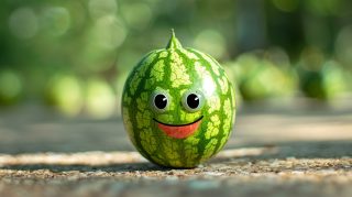 Creative Digital Backgrounds: Funny Watermelon HD Pics