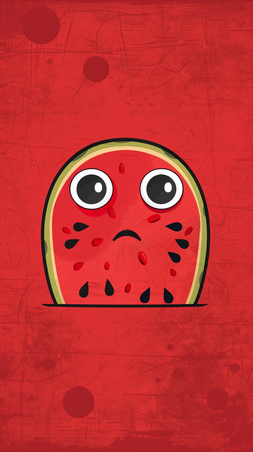 Cheerful Watermelon Images for an iPhone Upgrade