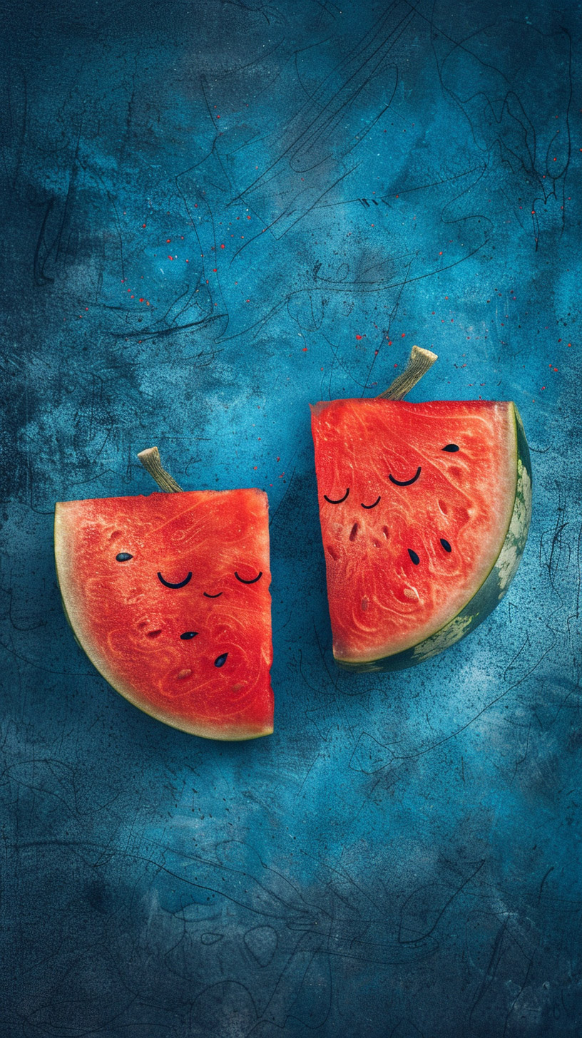 Quirky Watermelon Wallpaper: A Must-Have for Mobile Users