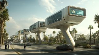 Futuristic McDonald's: Free Downloadable PC Wallpapers