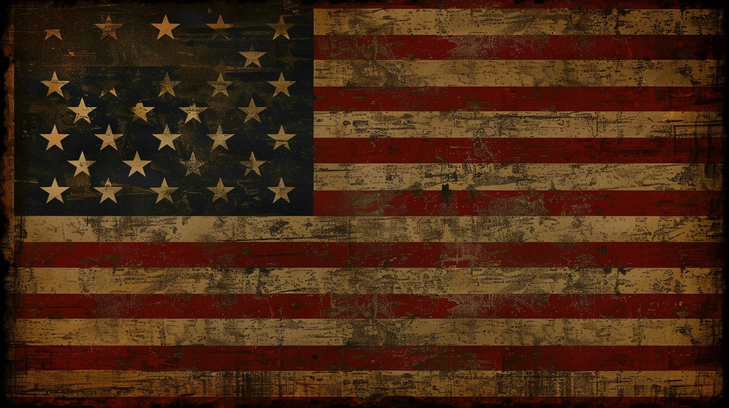 AI-Generated American Flag Wallpaper for Unique Displays