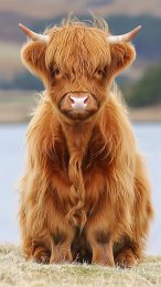 Stunning HD Highland Cattle Calf Images for Android