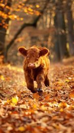 Free Android Background: Highland Cattle Calf Pictures