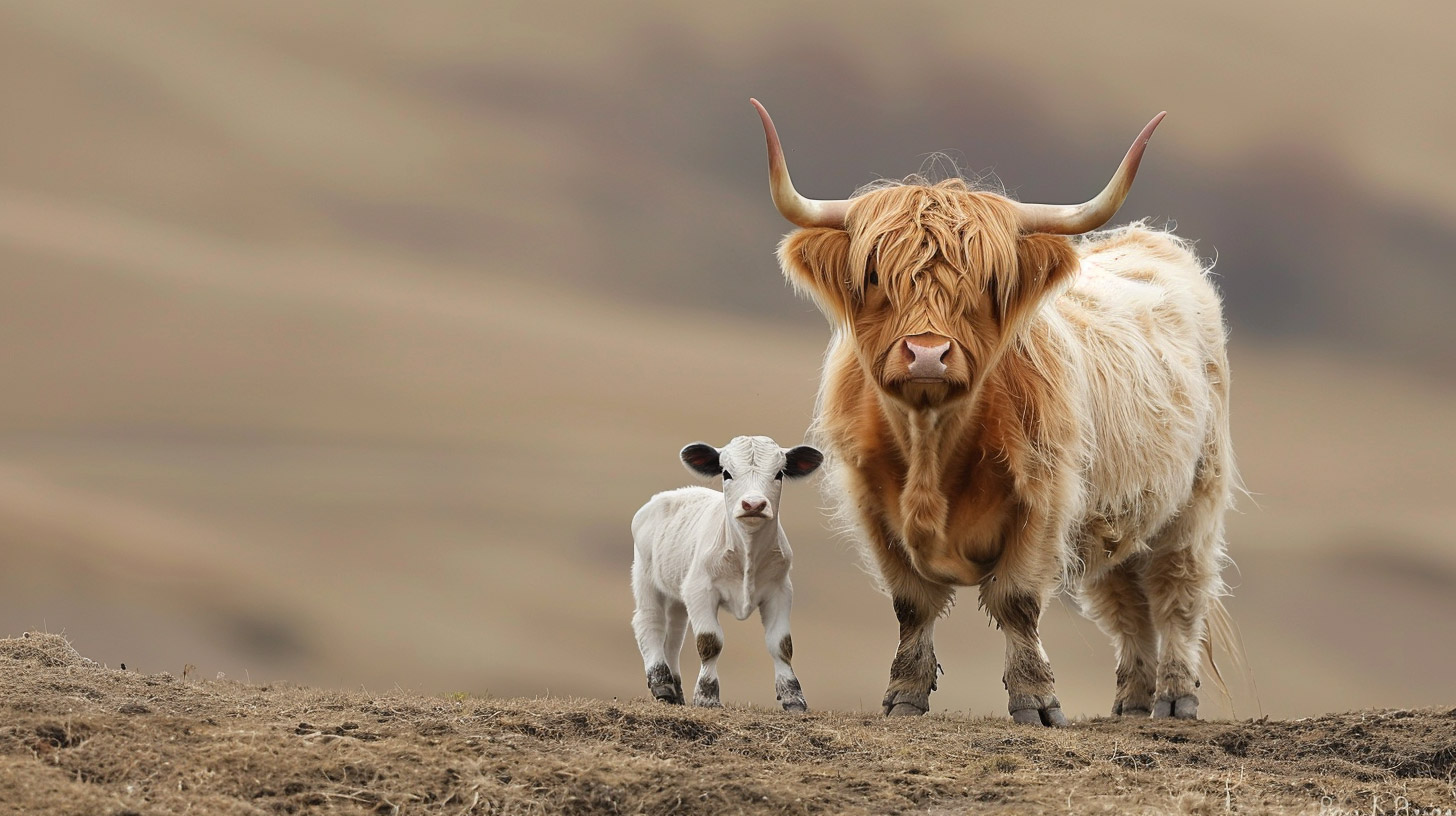 High Res Highland Cattle Calf Wallpapers - Free Downloads