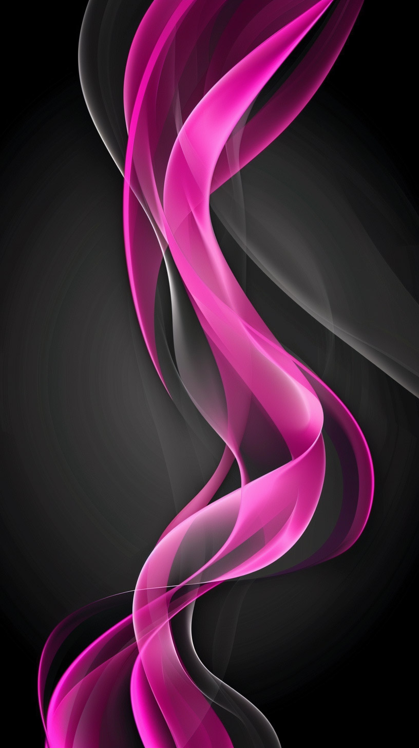 Aesthetic Picture for iPhone: Hot Pink and Black