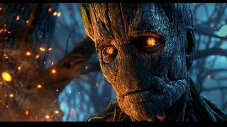 Epic AI Wallpaper featuring Groot for Gamers