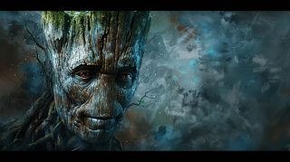 Beautiful I Am Groot 8K Wallpaper for Screens