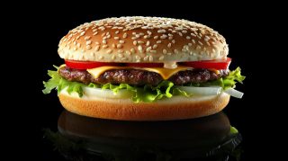 Free Wallpaper for Desktop: Juicy Burger Stock Photos