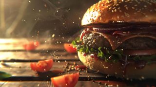 Juicy Burgers: Ultra HD Wallpaper for Desktop