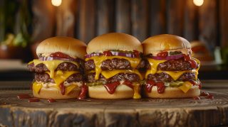 Free Wallpaper Collection: Juicy Burgers in HD