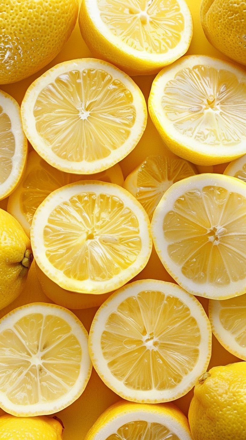 Stylish Lemon Yellow Picture for Your Smartphone Wallpaper