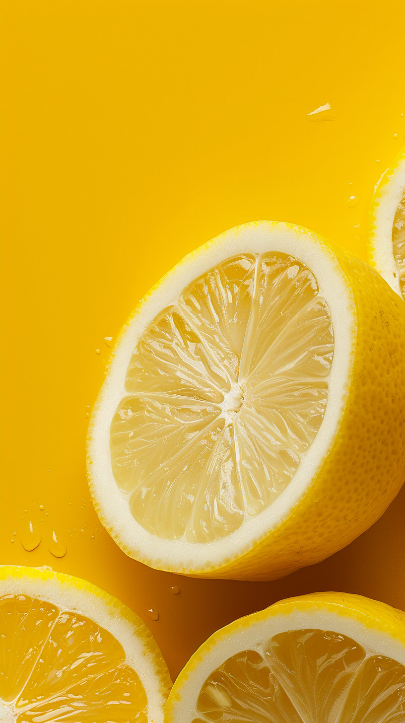 Exclusive Lemon Yellow Photo Wallpaper for iPhone Users