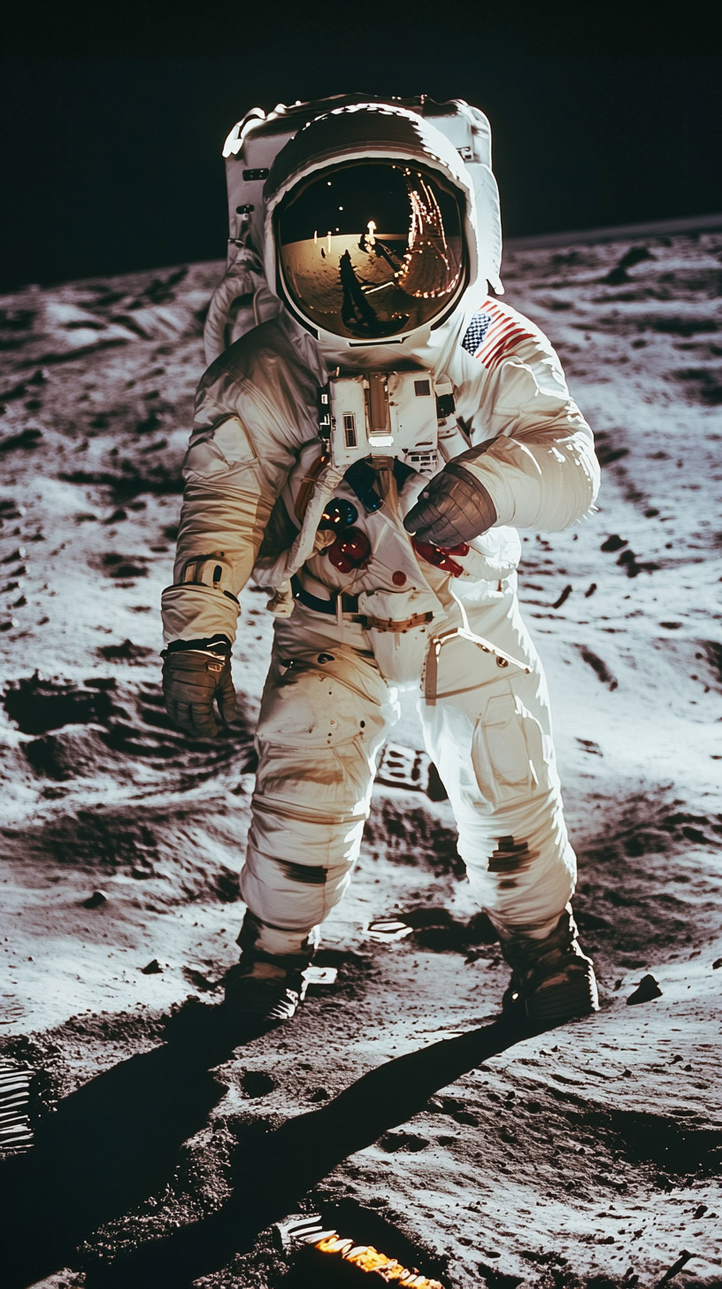 HD Images of First Moon Landing for iPhone and Android