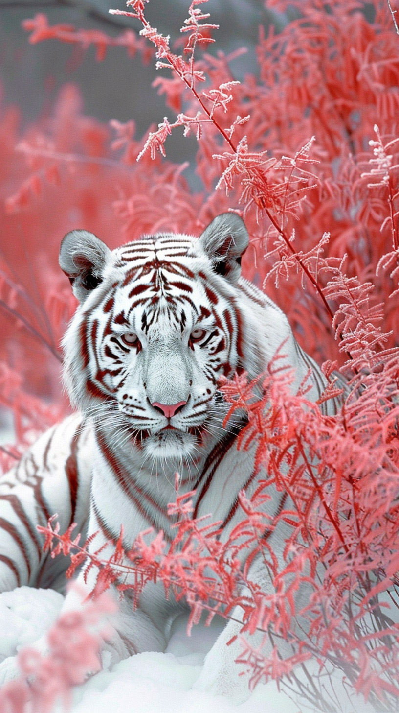 Download HD Mystical White Tiger Pictures for Android Phones