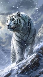 Exclusive Mystical White Tiger Mobile Wallpaper Collection