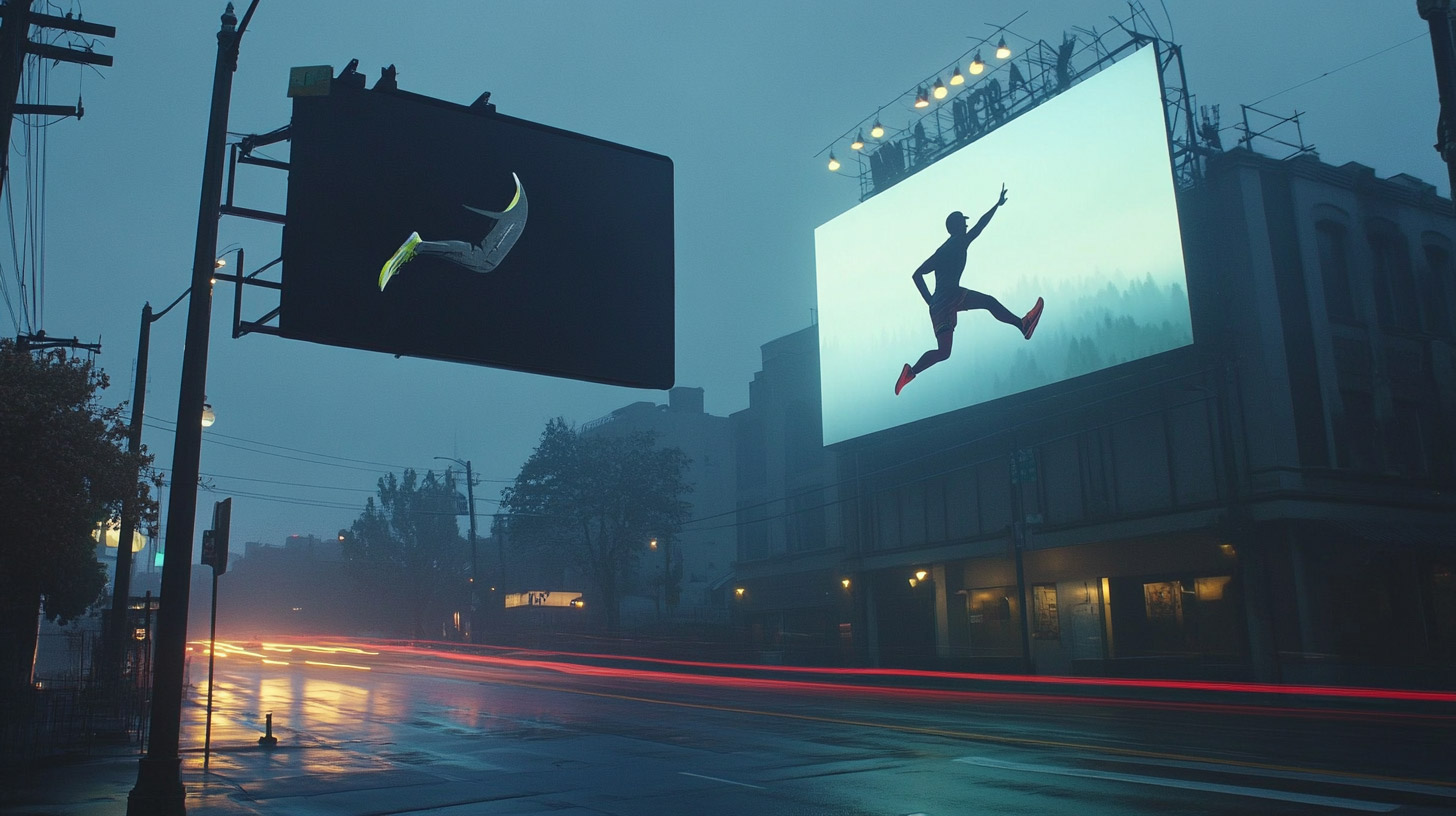 Ultra HD Nike Billboard Concepts - 16:9 Digital Background