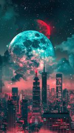 Vivid Retro Sci-Fi Mobile Wallpapers for iPhone and Android