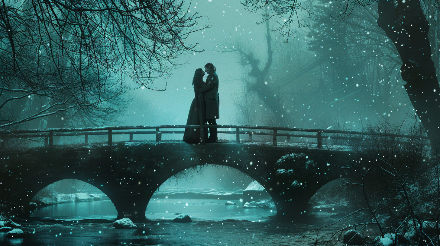 Desktop Backgrounds: Dark Romantic Aesthetic in 16:9