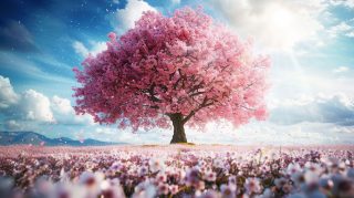 Vibrant Sakura Tree HD Pics for Your Desktop