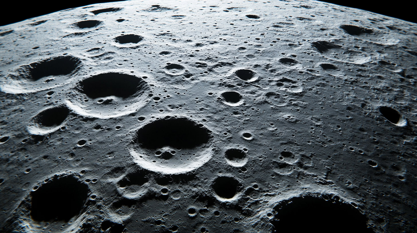 Satellite Image of Moon Landing Site HD Wallpaper