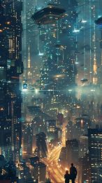 Sci-Fi City Photo Collection for iPhone Backgrounds