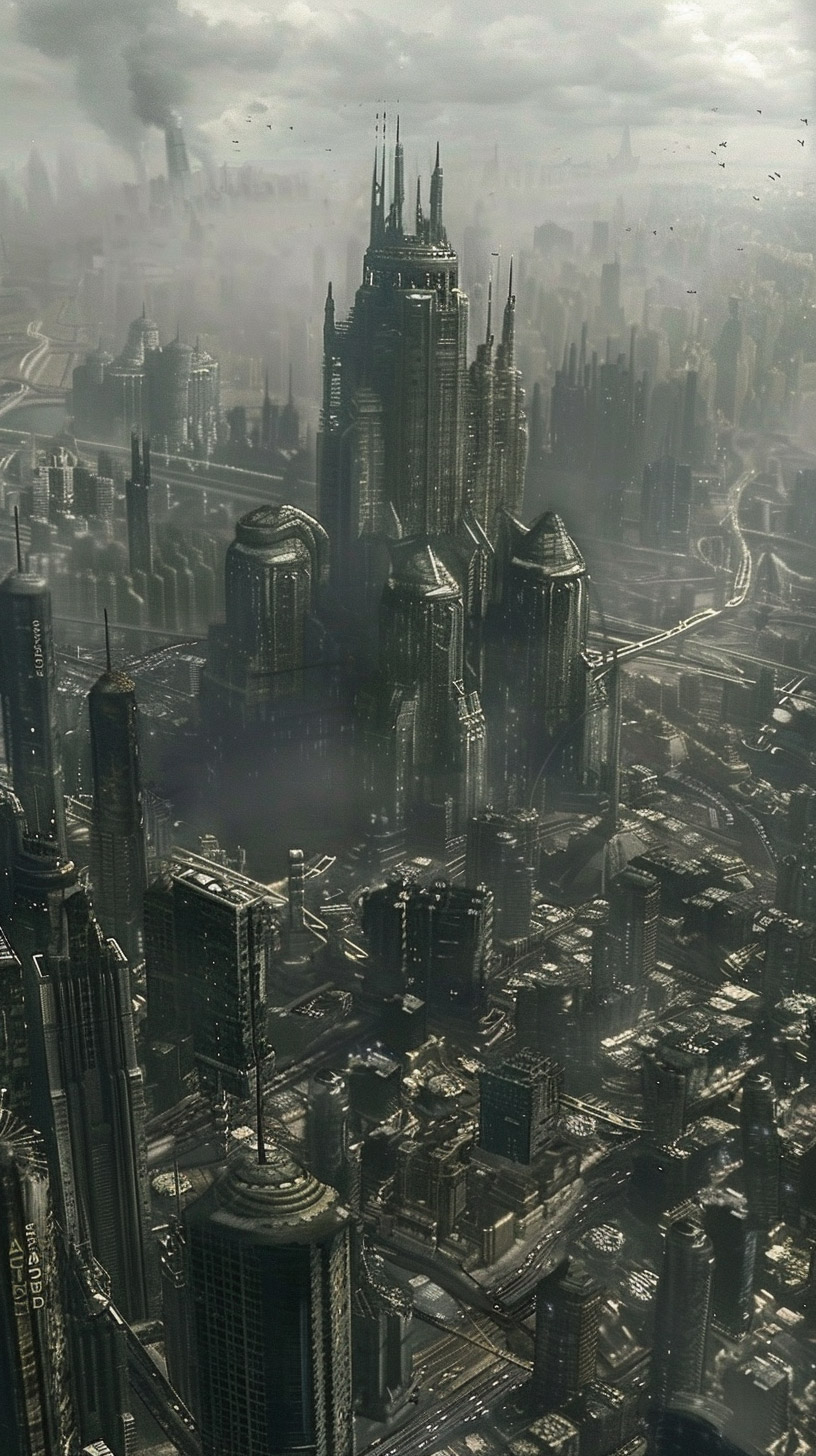 High-Definition Sci-Fi City Photos for Your Mobile