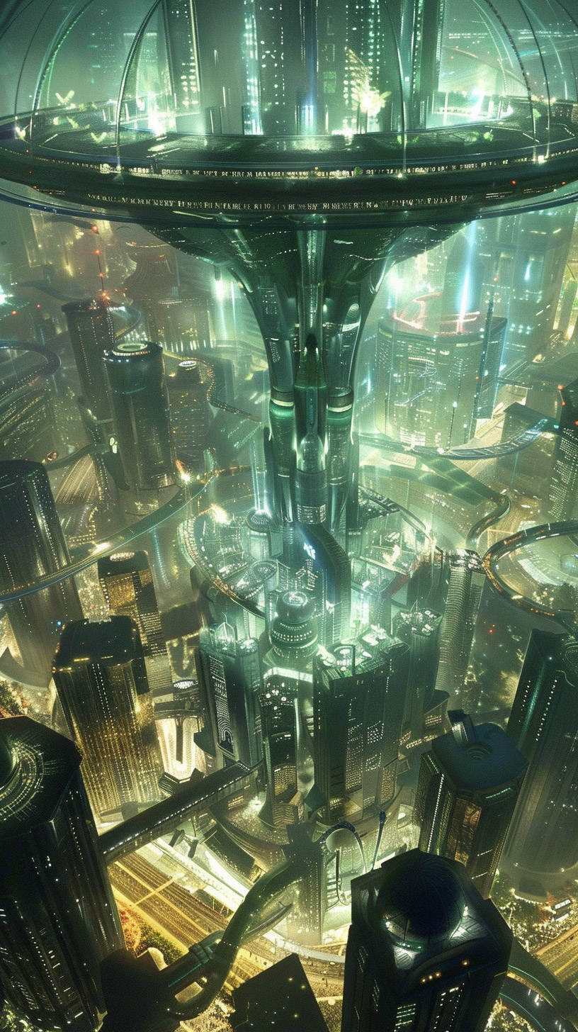 Explore Futuristic Sci-Fi City Images for iPhone