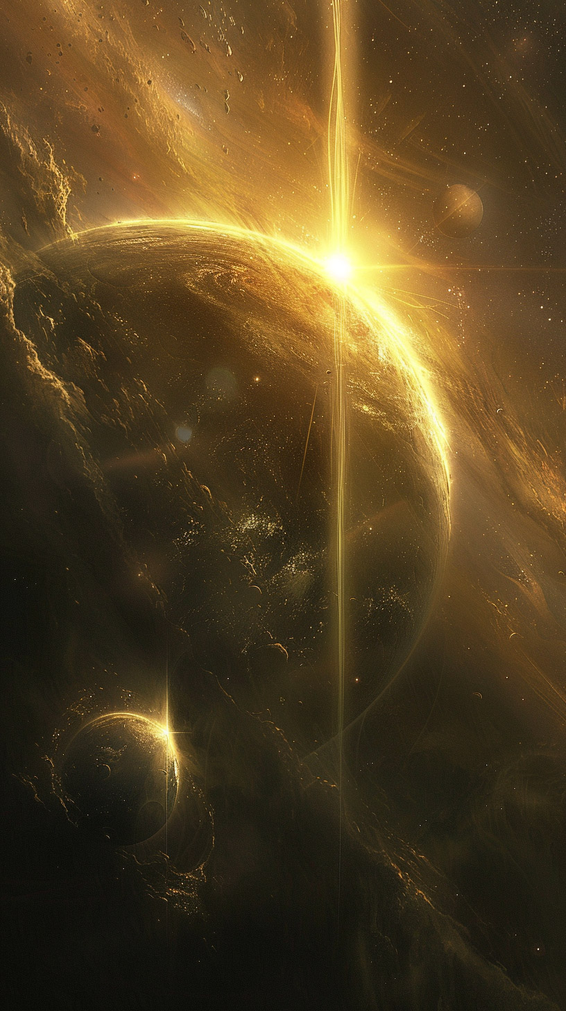 Explore Galactic Worlds with Mobile Wallpapers