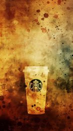 Unique Starbucks Coffee Backgrounds for iPhone Screens