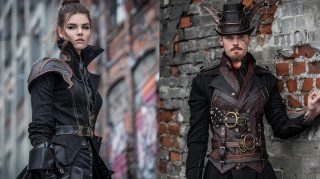 Free Download of Steampunk Clothing Digital Background Images