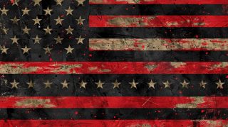 Tactical Black American Flag: Beautiful Digital Background Collection