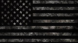 Amazing Tactical Black American Flag Wallpaper in 1920x1080