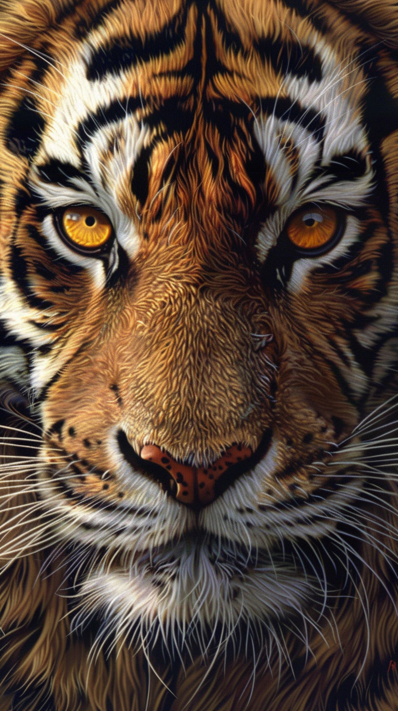 Stunning Tiger HD Mobile Wallpaper for iPhone