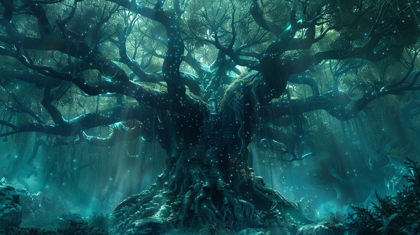 Inspiring Tree of Life AI Wallpaper for Modern Screens