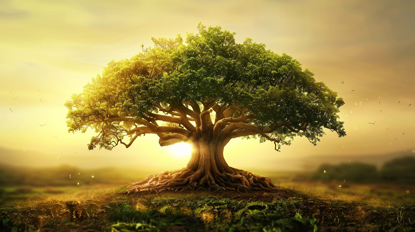 Beautiful 16:9 Tree of Life Desktop Background for Free