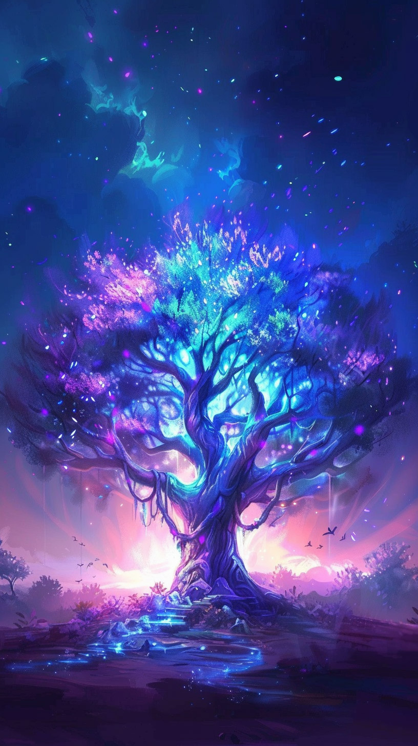 Dynamic Tree of Life Backgrounds for iPhone Screens