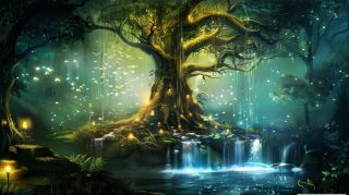 Breathtaking 8K Tree of Life Wallpaper for Desktop