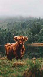 Exclusive Highland Cattle Mobile Wallpaper for Free Download