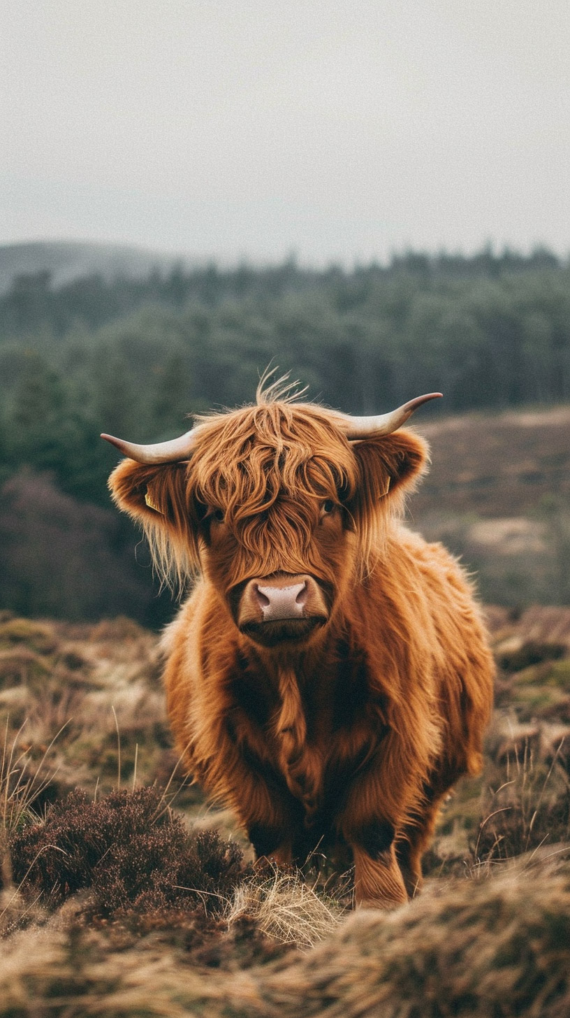 Download Free Highland Cattle Digital Background for Android