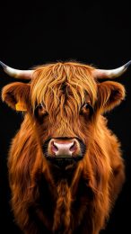 Enhance Your iPhone with Highland Cattle Background